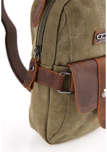 Yeşil Kanvas Omuz Askılı Çapraz Çanta, Şık ve Kullanışlı Tasarım fırsatları