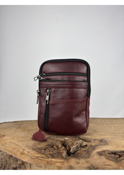 Hakiki Deri Unisex Telefon Çantası, Deri Bel Çantası, Çok Bölmeli Deri Omuz Çantası fiyatları