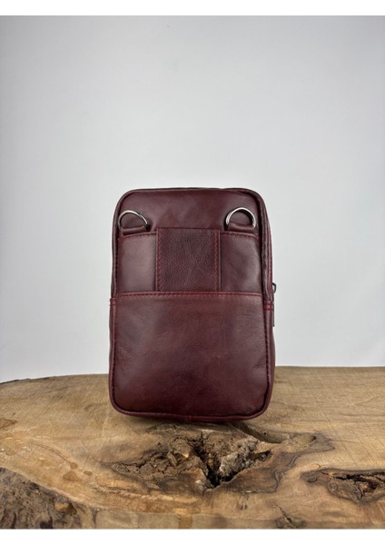 Hakiki Deri Unisex Telefon Çantası, Deri Bel Çantası, Çok Bölmeli Deri Omuz Çantası indirimleri