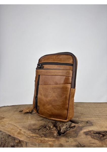 Hakiki Deri Unisex Telefon Çantası, Deri Bel Çantası, Çok Bölmeli Deri Omuz Çantası Taba modelleri