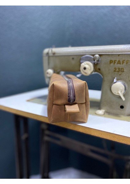 Hakiki Crazy Deri Kestane Unisex Seyahat Çantası, Dopp Kitt,traşlık,el Çantası fiyatları