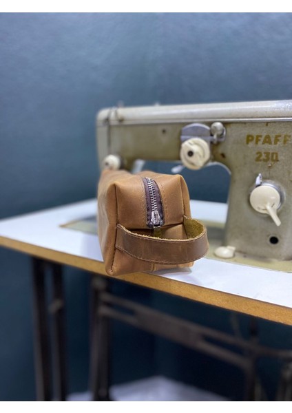 Hakiki Crazy Deri Kestane Unisex Seyahat Çantası, Dopp Kitt,traşlık,el Çantası fırsatları