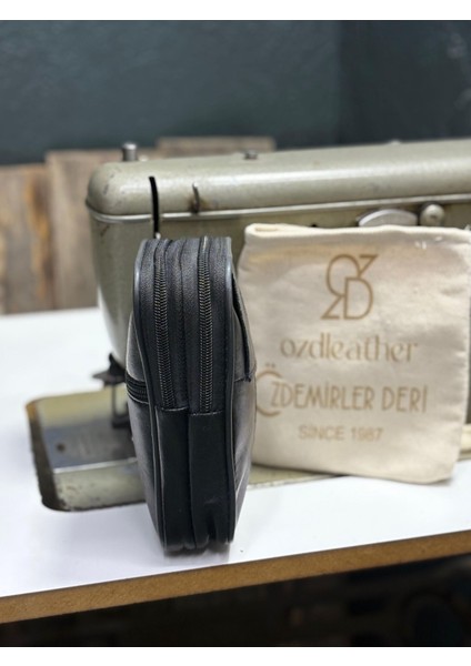 3 Gözlü Dik Deri Kemerlik, Deri Kemer Cüzdanı, Kemer Çantası, Inşaatçı Boyacı Çantası fiyatları