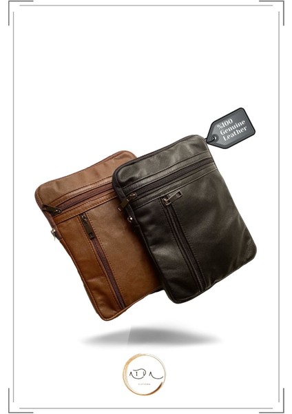 Hakiki Deri Kahverengi Postacı Çantası, Şık ve Kullanışlı Tasarım, 2022 Modeli fırsatları