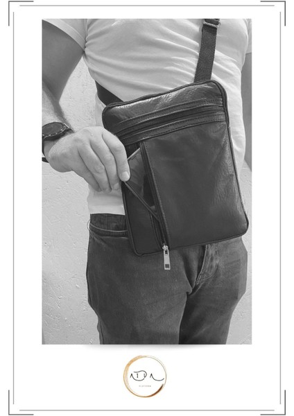 Hakiki Deri Kahverengi Postacı Çantası, Şık ve Kullanışlı Tasarım, 2022 Modeli indirimleri