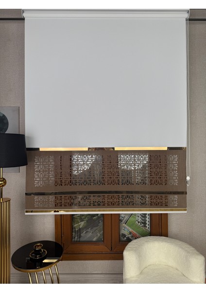 "eliteline – Ara Renkli Lüks Lazer Stor Perde" fırsatları