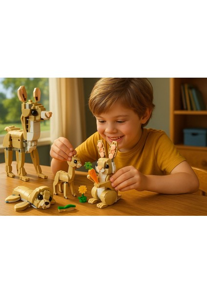 🐇 LEGO Creator 3’ü 1 Arada Sevimli Tavşan Seti (31162) – 326 Parça | 8+ Yaş fiyatları