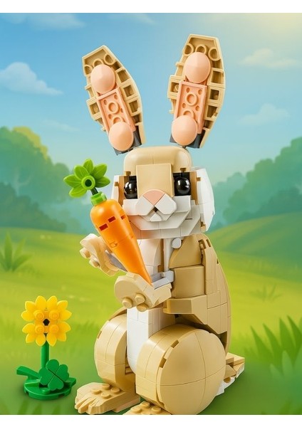 🐇 LEGO Creator 3’ü 1 Arada Sevimli Tavşan Seti (31162) – 326 Parça | 8+ Yaş fırsatları