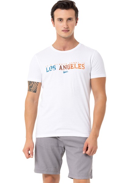 Term Erkek Beyaz Tişört