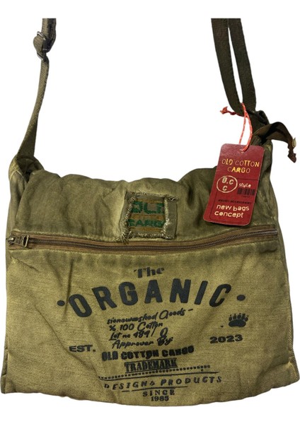 Haki Renkli Unisex Günlük Şık ve Kullanışlı Posta Çantası 36X30CM fiyatları