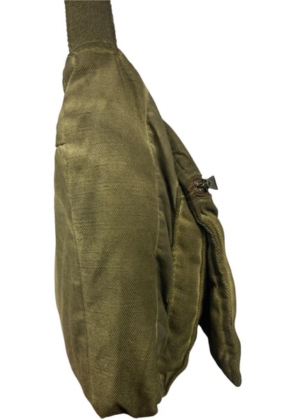 Haki Renkli Unisex Günlük Şık ve Kullanışlı Posta Çantası 36X30CM