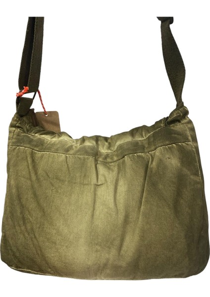 Haki Renkli Unisex Günlük Şık ve Kullanışlı Posta Çantası 36X30CM