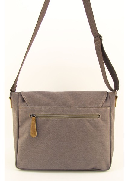 Kahverengi Kanvas Su Geçirmez Postacı Çanta, Iş ve Okul Evrakları Için Şık Tasarım modelleri