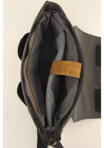 Kahverengi Kanvas Su Geçirmez Postacı Çanta, Iş ve Okul Evrakları Için Şık Tasarım indirimleri