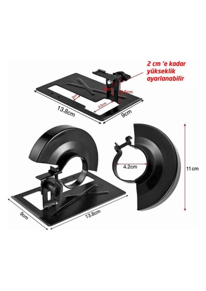 Wood 0281 Avuç Taşlama Makinesi Sunta Kesme Aparatı 100 mm fırsatları