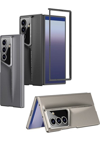 Samsung Galaxy Z Fold 7 Kılıf Kamera Korumalı Arkası Dalgalı Lens Çevresi Parlak Sert Procase modelleri