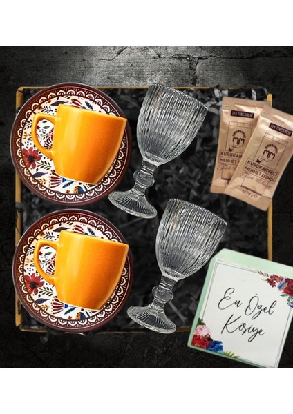 Anneler Gününe Özel 2 Kişilik Türk Kahvesi Seti
