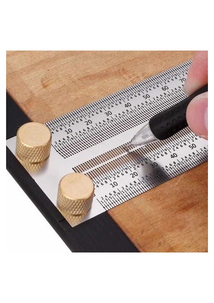 Wood 0090 Hassas Işaretleme Şablon Paslanmaz T Cetvel 300 mm fırsatları