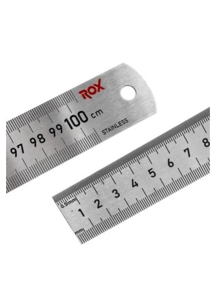 0201 Çift Taraflı Çelik Cetvel 1000 mm