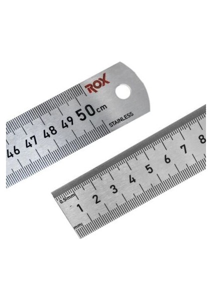 0200 Çift Taraflı Çelik Cetvel 500 mm modelleri