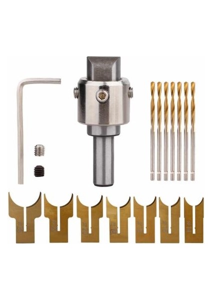 Wood Ahşap Yuvarlak Boncuk Şekillendirme Matkap Ucu Seti