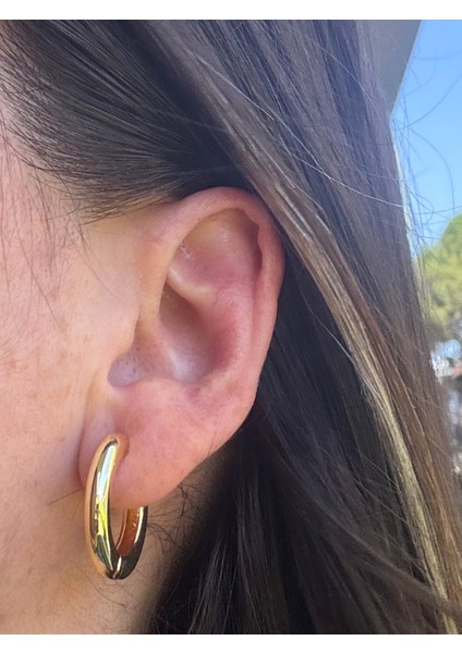 Kalın Boru Küçük Boy Halka Küpe fiyatları