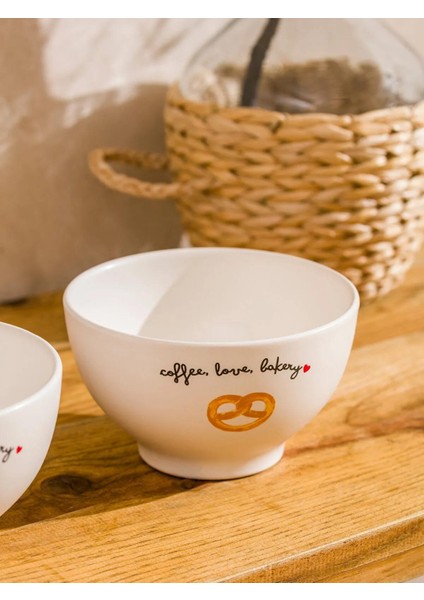 Lcw Home Baskılı Seramik Kase Seti 2'li 14 cm (W5) modelleri