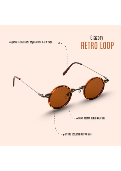 Retro Loop Uniseks Güneş Gözlüğü