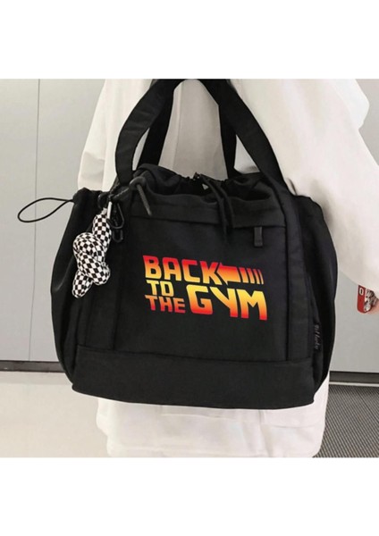 Büyük Boy Spor Çantası, Siyah, Çok Bölmeli, Dayanıklı, Hafif, Rahat Kullanım