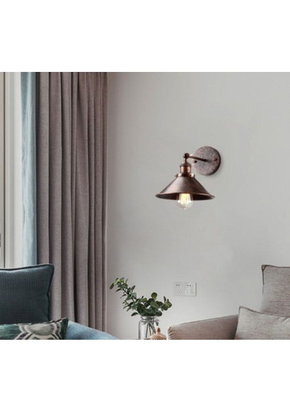 Vintage1,rustik1,retro1 Fırçalı Bakır Hareketli Başlık Metal Aplik ÇAP:23CM modelleri