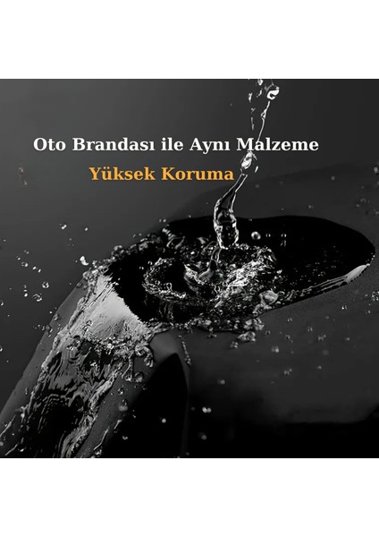 Siyah Yarım Araba Brandası, Su Geçirmez, Güneşten Korur, Toz ve Kir Önleyici, Buzlanma Önleyici fırsatları