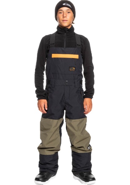 ERKEK ÇOCUK SNOWBOARD PANTOLONU Mash Up Youth Bib Siyah