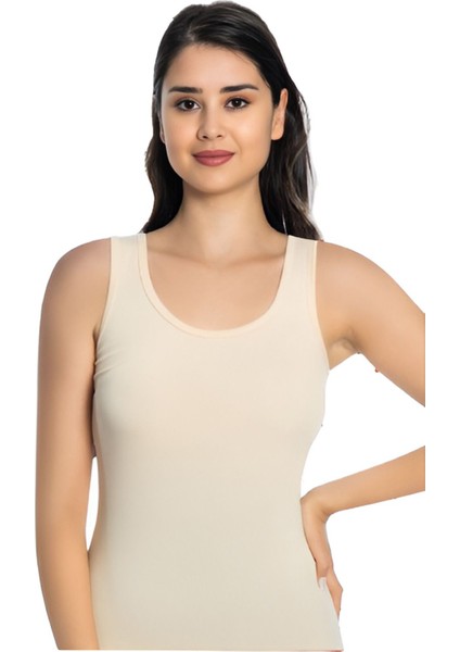 %100 Pamuk Ribana Kalın Askılı Atlet 3'lü Paket 490