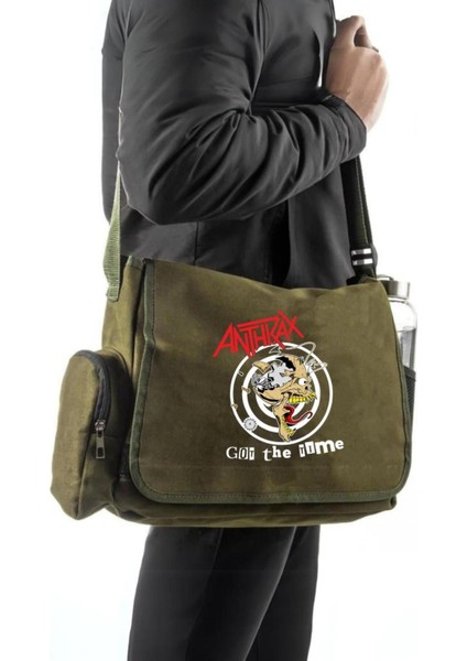 Yeşil Unisex Postacı Çantası, Şık ve Hafif, Günlük Kullanım Için Uygun