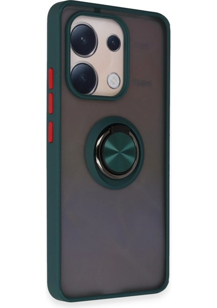 Xiaomi Redmi Note 13 4g Kılıf Montreal Yüzüklü Silikon Kapak - Yeşil Dpmah fiyatları