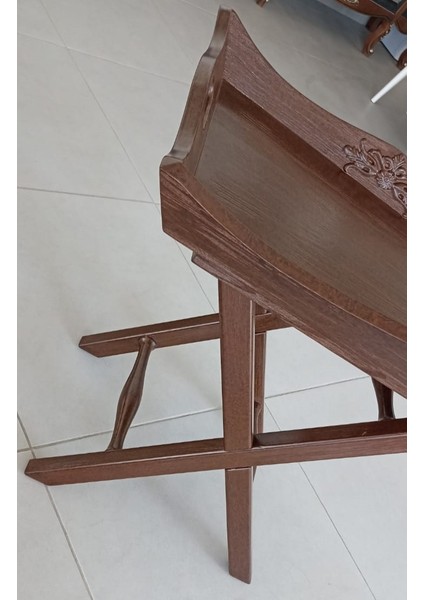 TEPSİ SEHPA KAHVERENGİ LADİN AĞACI ÜRETİM (AYRILABİLİR AYAK) fırsatları