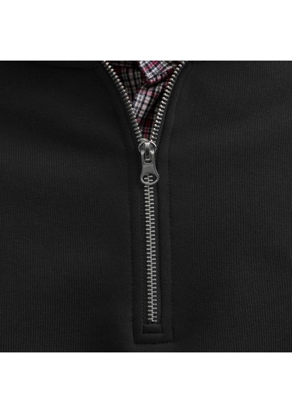 Erkek Yarim Fermuarli Dik Yaka Sweatshirt - Norrebro
