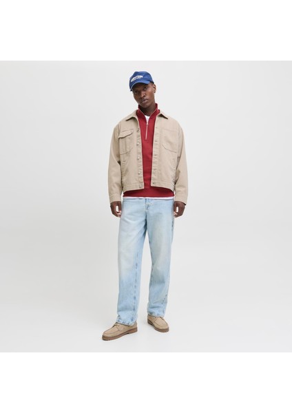 Erkek Yarim Fermuarli Dik Yaka Sweatshirt - Norrebro modelleri