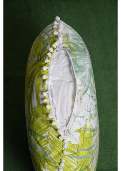 Çiçek Desenli 3 - Yıkanabilir Kılıflı Yer Minderi – Çift Taraflı Ponponlu - Koltuk Yastığı, Meditasyon Yastığı, Oturma Odası Veya Balkon modelleri