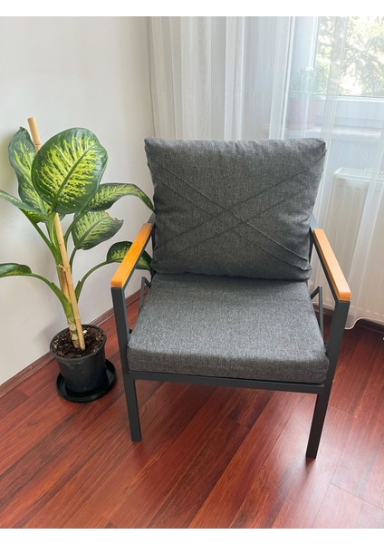 Balkon Bahçe Mobilyası Minder Kılıfı 55.60 Ölçülerde Antrasit Gri modelleri