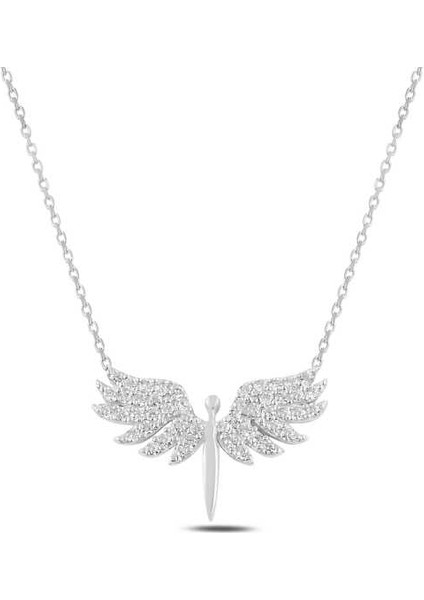 Gümüş Mikail Meleği Kolye