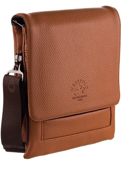 Erkekler Için Şık Kahverengi Postacı Çantası, Kullanışlı ve Dayanıklı Tasarım