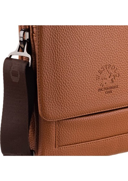 Erkekler Için Şık Kahverengi Postacı Çantası, Kullanışlı ve Dayanıklı Tasarım fırsatları