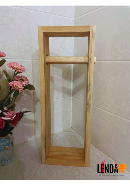 Doğal Desenli Dekoratif Tuvalet Kağıtlığı (Çam Ağacından Üretilmiştir) fiyatları