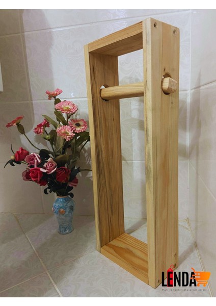 Doğal Desenli Dekoratif Tuvalet Kağıtlığı (Çam Ağacından Üretilmiştir) fırsatları