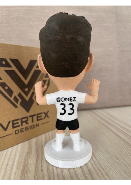 Mario Gomez Bêşiktẩş 3D Futbolcu Taraftar Biblo Figür Erkek Hediyelik Oyuncak Siyah Beyaz Kartal Erkek Sevgiliye Hediye Doğum Günü Hediyesi Dekorasyon Masa Süsü , Kişiye Özel Hediye indirimleri