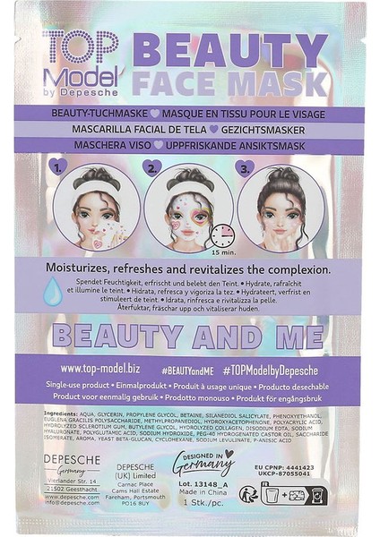 Beauty And Me Yüz Maskesi Janet fiyatları