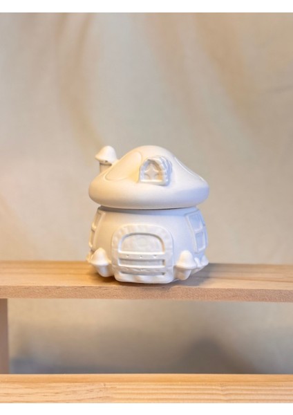 Şirinler Evi Seramik Saksı/kutu | Boyanabilir Çocuk Odası Dekor fiyatları