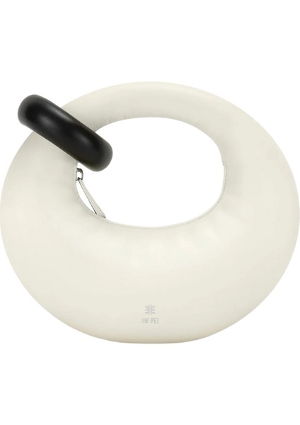 Jw Peı Beyaz Abacus Mini Üst Saplı Çanta