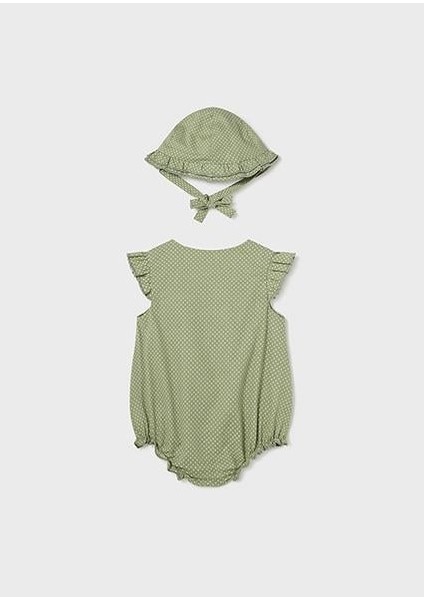 Kız Bebek Yeşil Tulum Şapkalı 01603 fiyatları